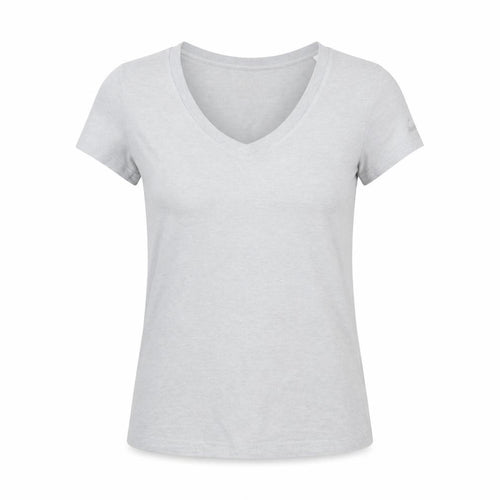 Reebok Women’s Grey V-Neck T-Shirt, Size S