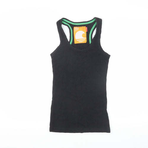 SoulCal Women's Black Tank Top Size 10 Slim Fit