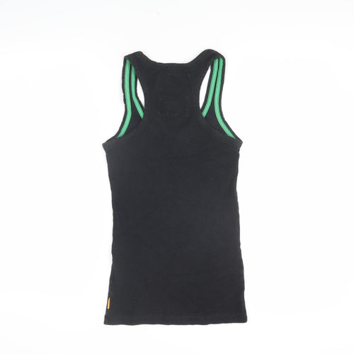 SoulCal Women's Black Tank Top Size 10 Slim Fit
