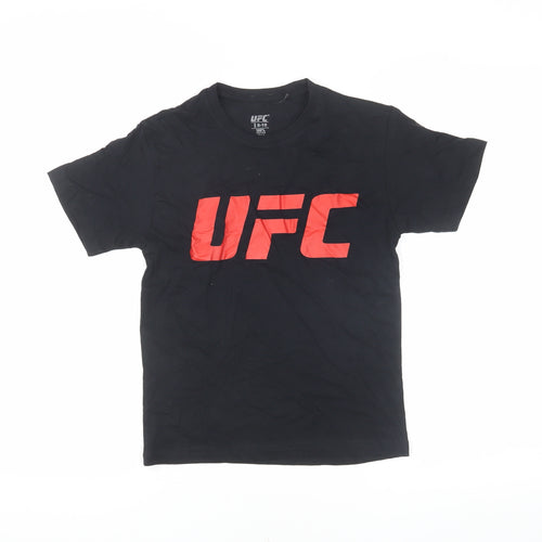 UFC Boys Black Graphic T-Shirt 8-10 Years