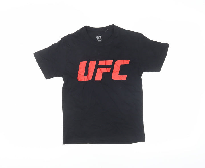 UFC Boys Black Graphic T-Shirt 8-10 Years