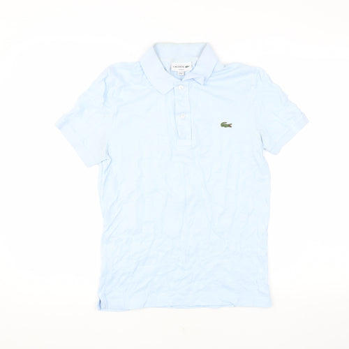 Lacoste Women's Blue Polo Shirt XS Slim Fit