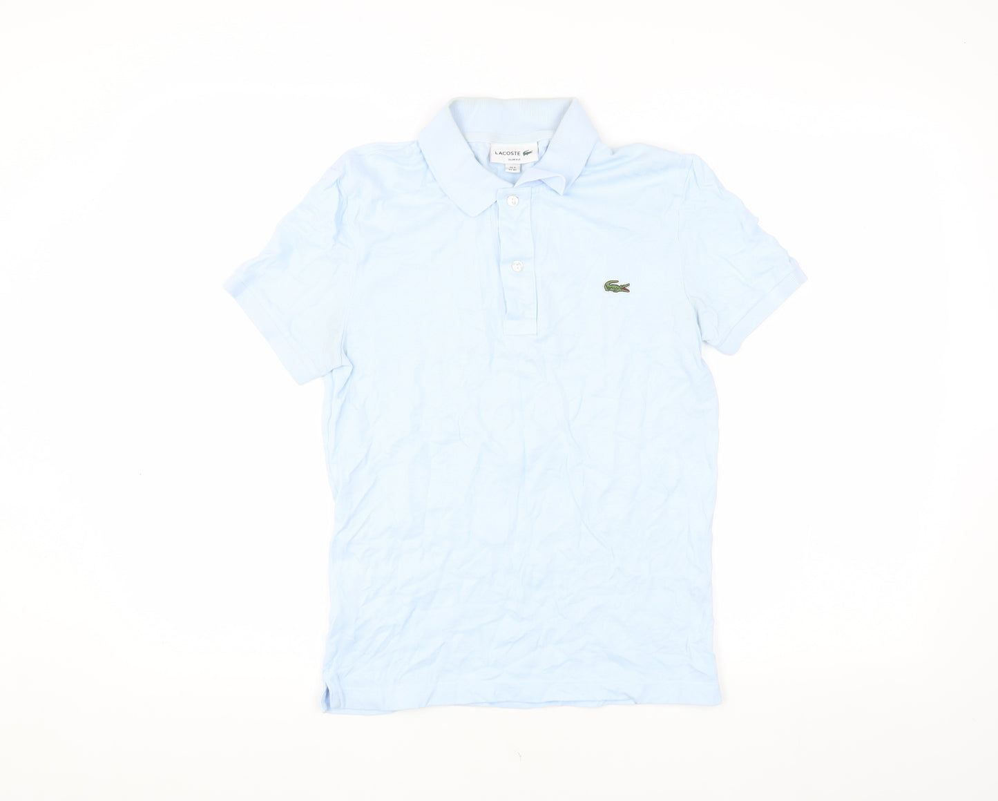 Lacoste Women's Blue Polo Shirt XS Slim Fit