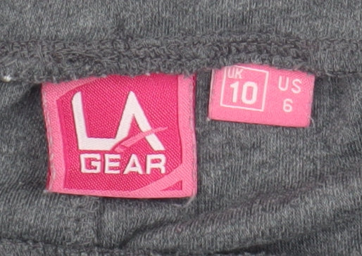 LA Gear Women's Grey Jogger Trousers Size 10