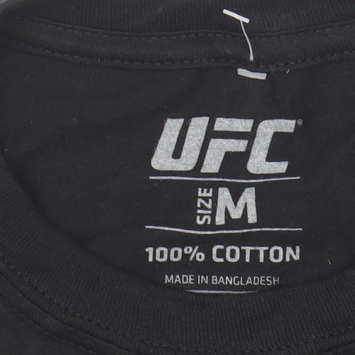 UFC Men's Black Medium Sports T-Shirt Graphic