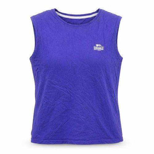 Lonsdale Unisex Purple Tank Top M Cotton Casual