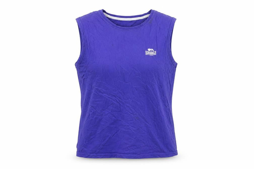 Lonsdale Unisex Purple Tank Top M Cotton Casual
