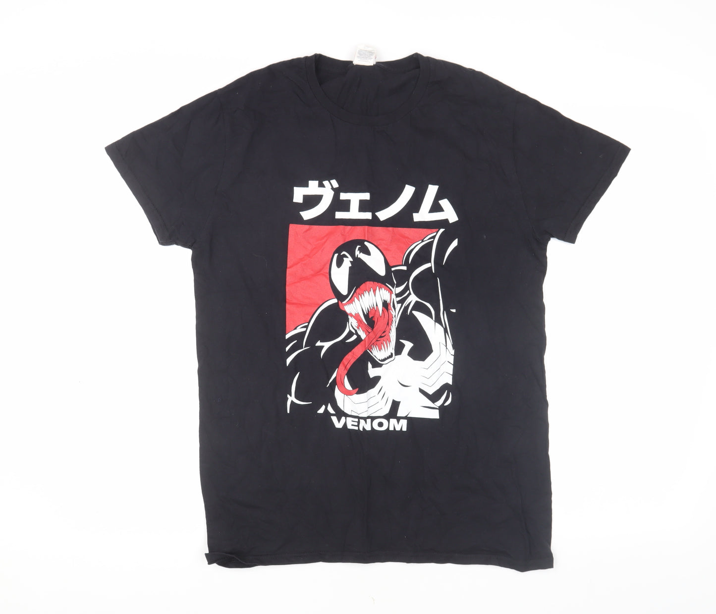 Marvel Men’s Black Venom Comics T-Shirt M