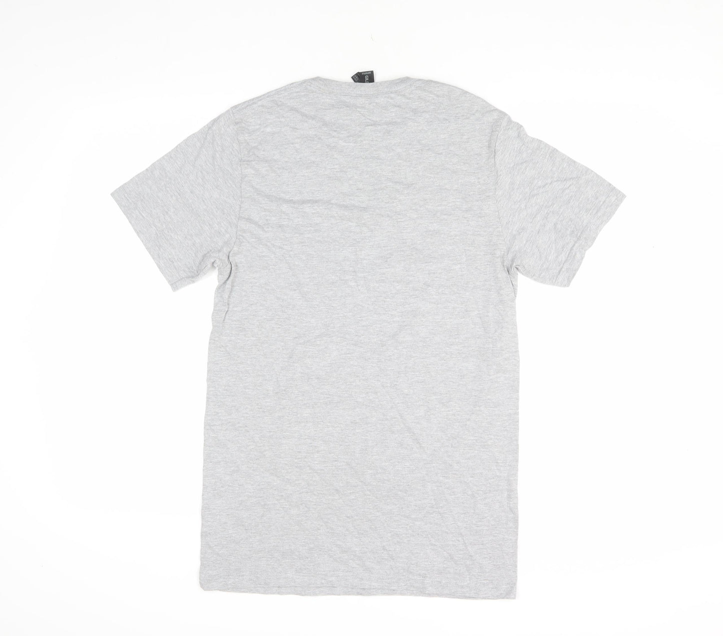 Gildan Men's Grey Graphic Print T-Shirt, Size S