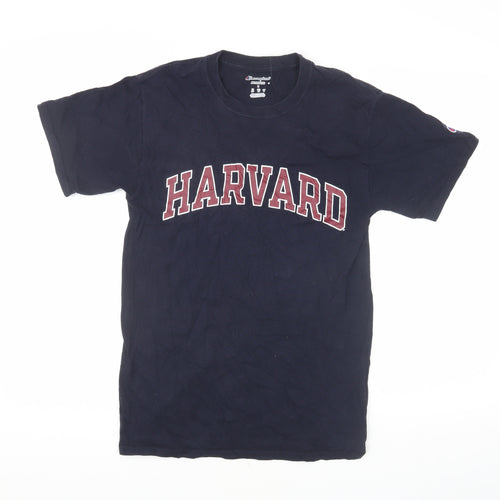 Champion Men's Black S Harvard College Graphic T-Shirt