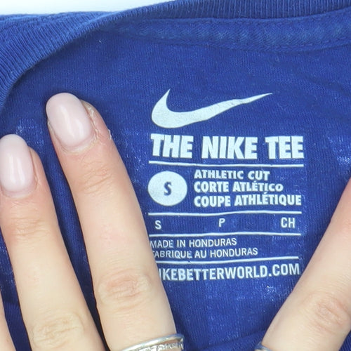 Nike Men's Blue Athletic Sports T-Shirt S