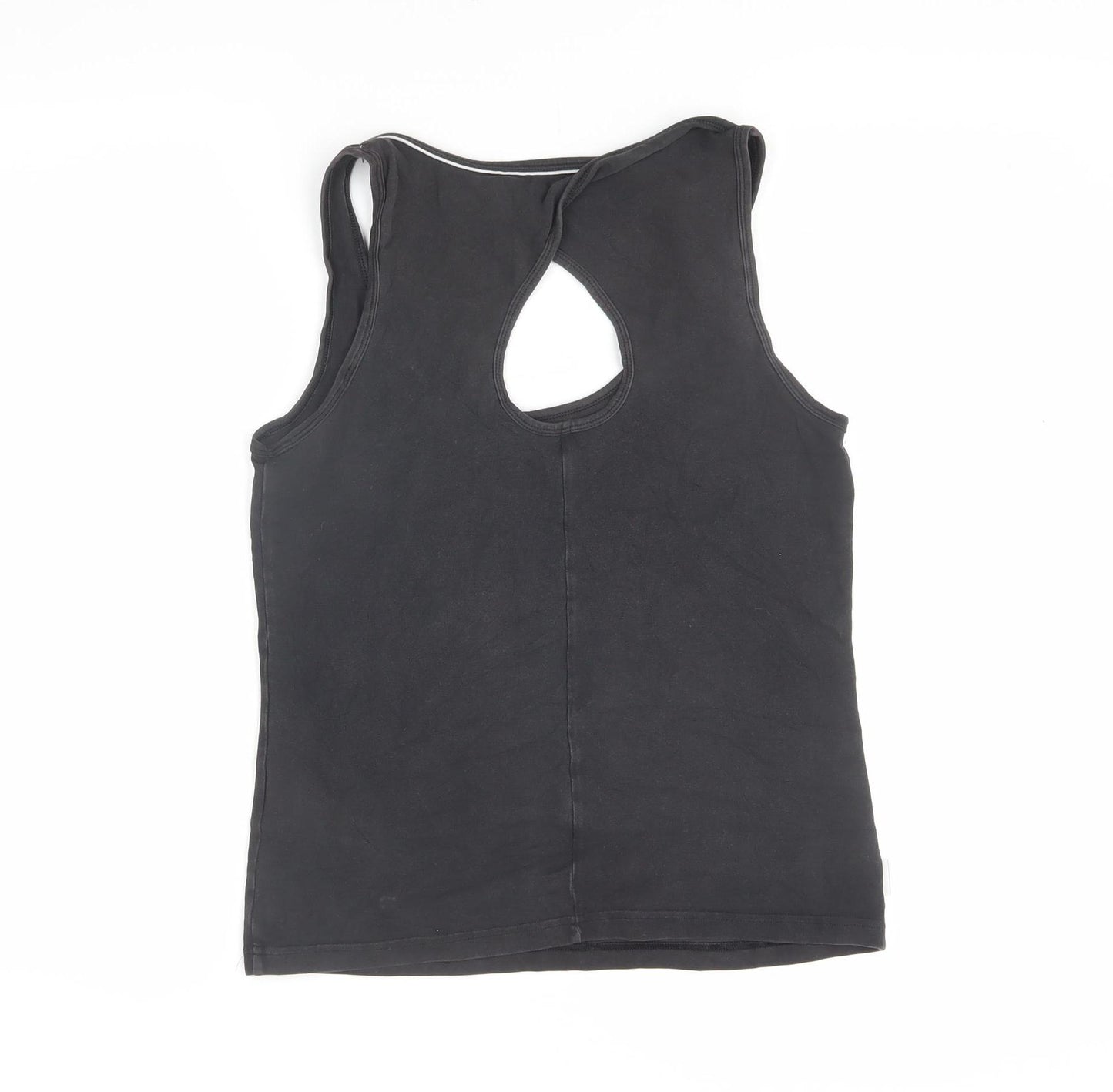 Reebok Women's Black Tank Top, Size L, Casual Wear