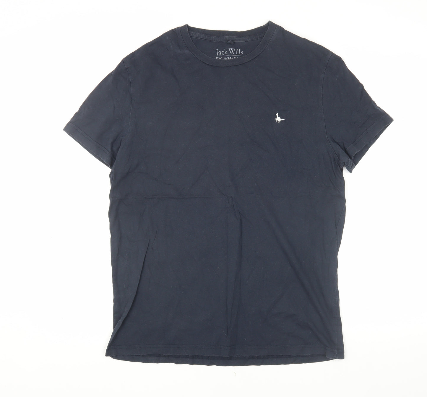Jack Wills Men's Blue Crew Neck T-Shirt L
