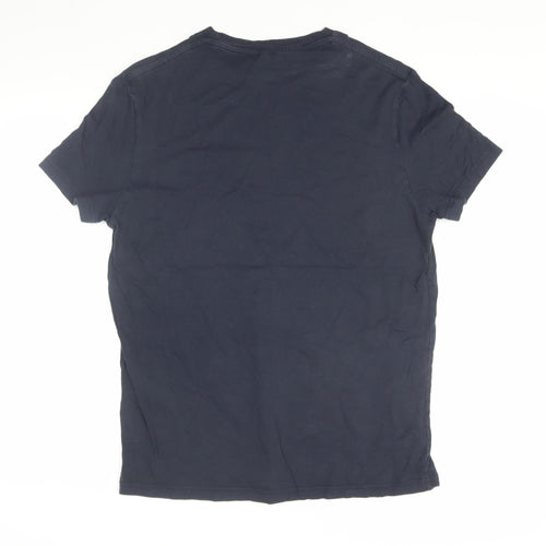 Jack Wills Men's Blue Crew Neck T-Shirt L