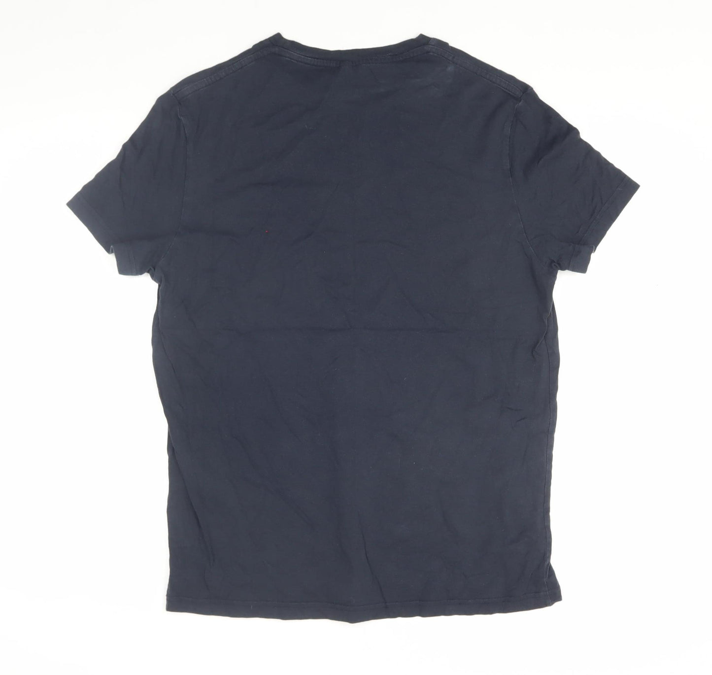 Jack Wills Men's Blue Crew Neck T-Shirt L