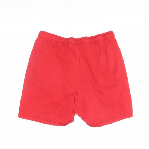 NBA Men's Red Bermuda Shorts, Medium, Sports Style