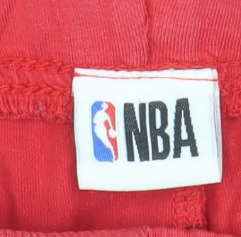NBA Men's Red Bermuda Shorts, Medium, Sports Style