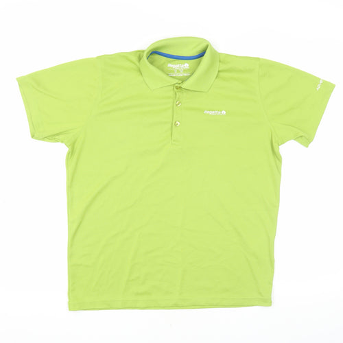 Regatta Men's Green Medium Polo Shirt Adventure Tech