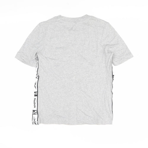 Reebok Unisex Grey M Crew Neck T-Shirt