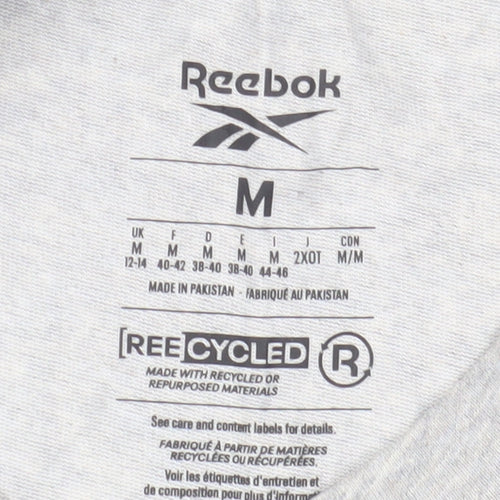 Reebok Unisex Grey M Crew Neck T-Shirt