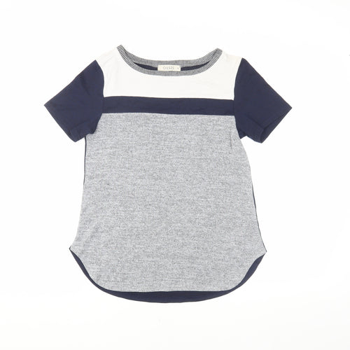 Oasis Women's Multicoloured XS Colourblock T-Shirt