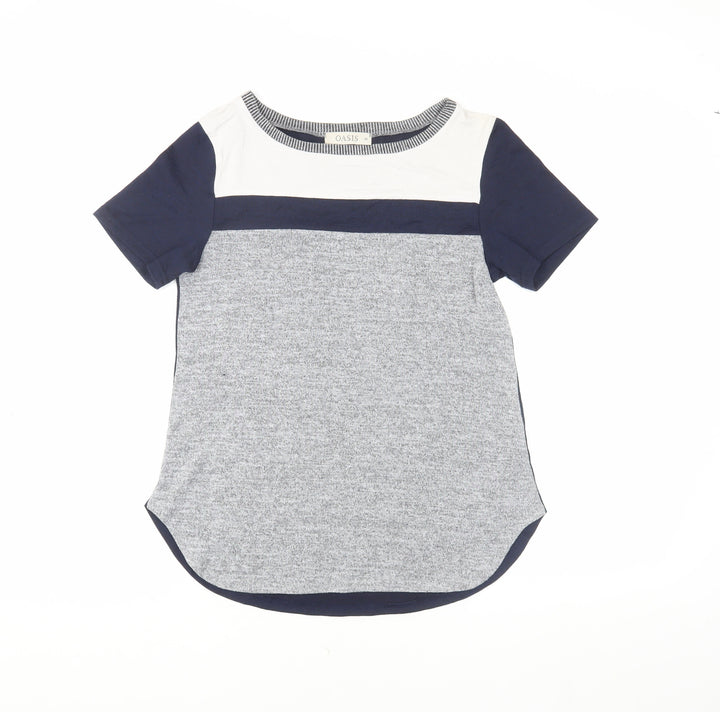 Oasis Women's Multicoloured XS Colourblock T-Shirt