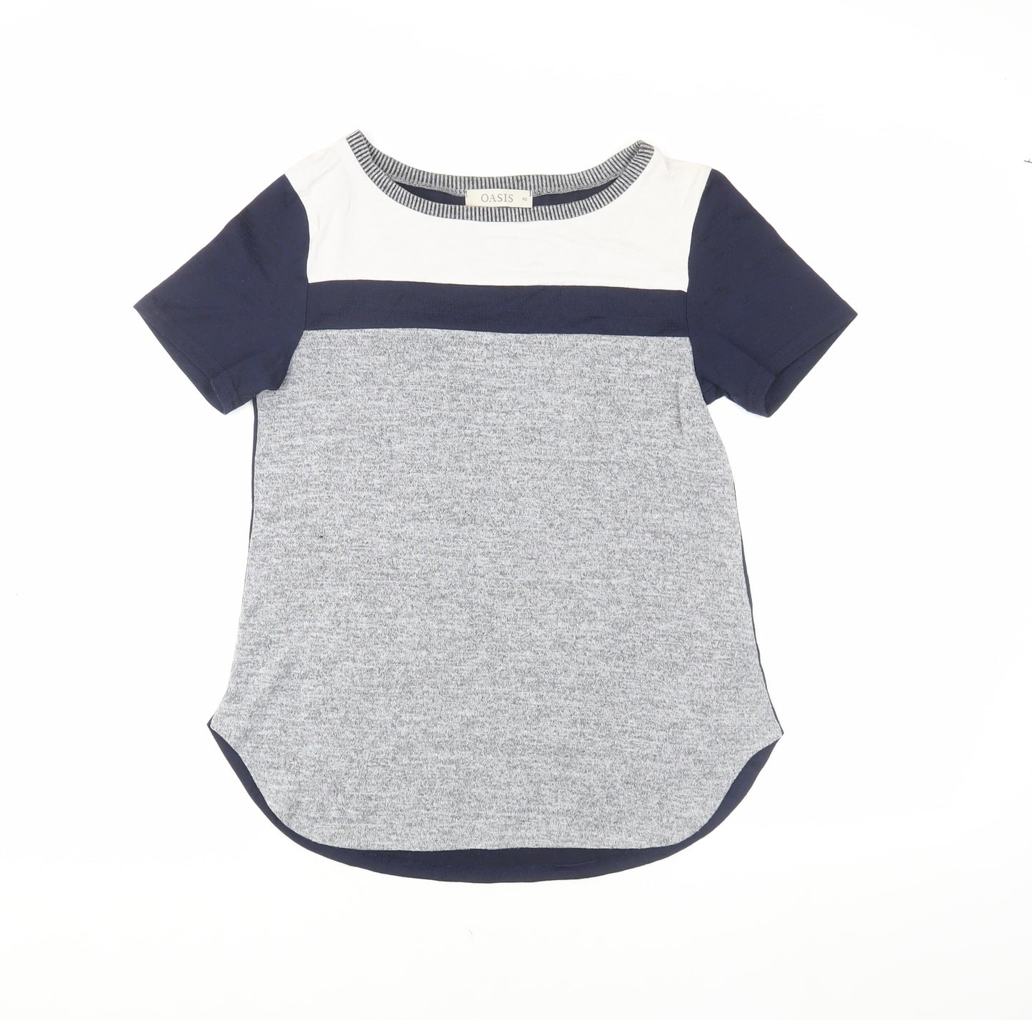 Oasis Women's Multicoloured XS Colourblock T-Shirt