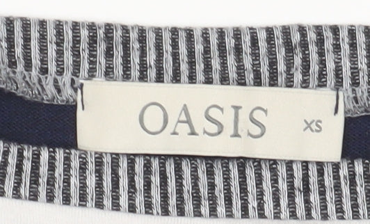 Oasis Women's Multicoloured XS Colourblock T-Shirt