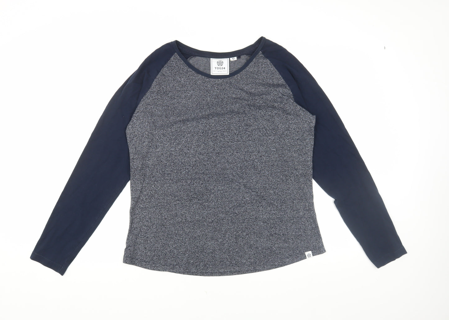 TOG24 Women's Blue Size 12 Jersey Long Sleeve T-Shirt