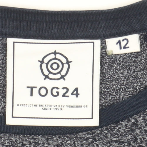 TOG24 Women's Blue Size 12 Jersey Long Sleeve T-Shirt