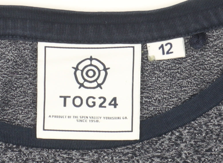 TOG24 Women's Blue Size 12 Jersey Long Sleeve T-Shirt