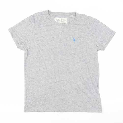 Jack Wills Men's Grey Crew Neck T-Shirt XL