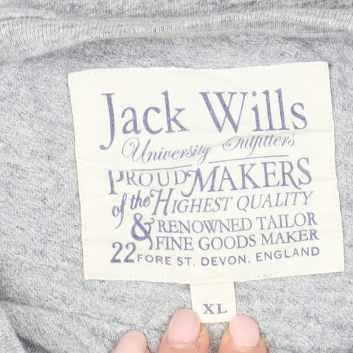 Jack Wills Men's Grey Crew Neck T-Shirt XL