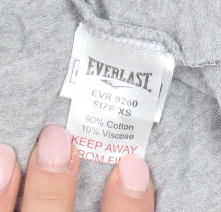 Everlast Grey XS Unisex Tank Top Sleeveless Sports