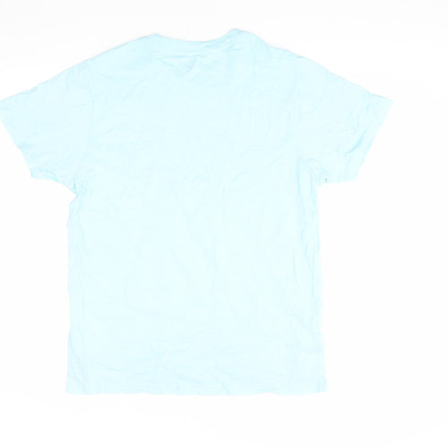 Vans Men's Medium Blue Lightweight Cotton T-Shirt