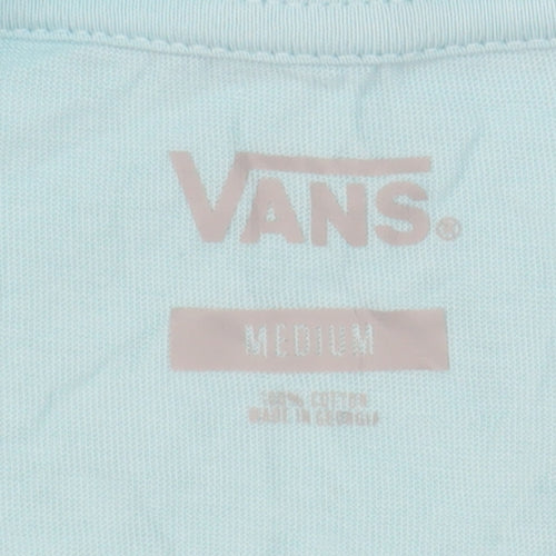 Vans Men's Medium Blue Lightweight Cotton T-Shirt