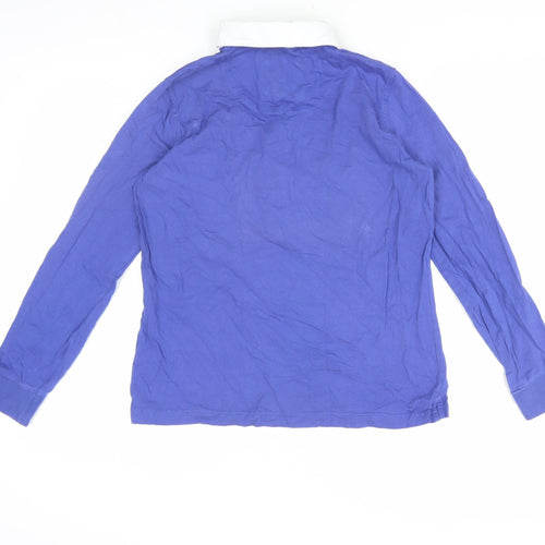 Crew Clothing Women's Blue Polo Shirt Size 10