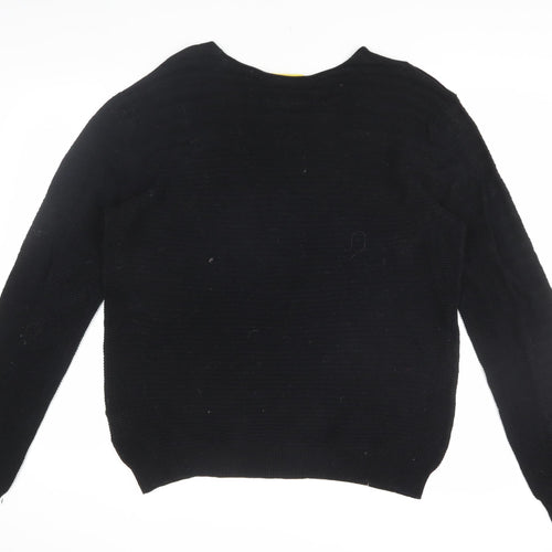 Journal Men's Black Cotton Pullover Jumper - Size L