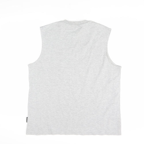 Lonsdale Men’s Grey Sleeveless T-Shirt M
