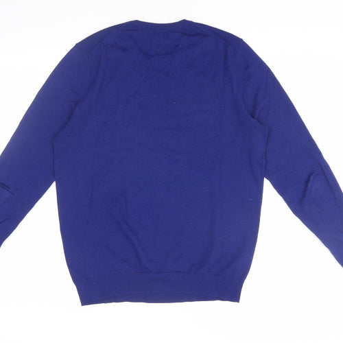 Lachlan Men's Blue Pullover Jumper M