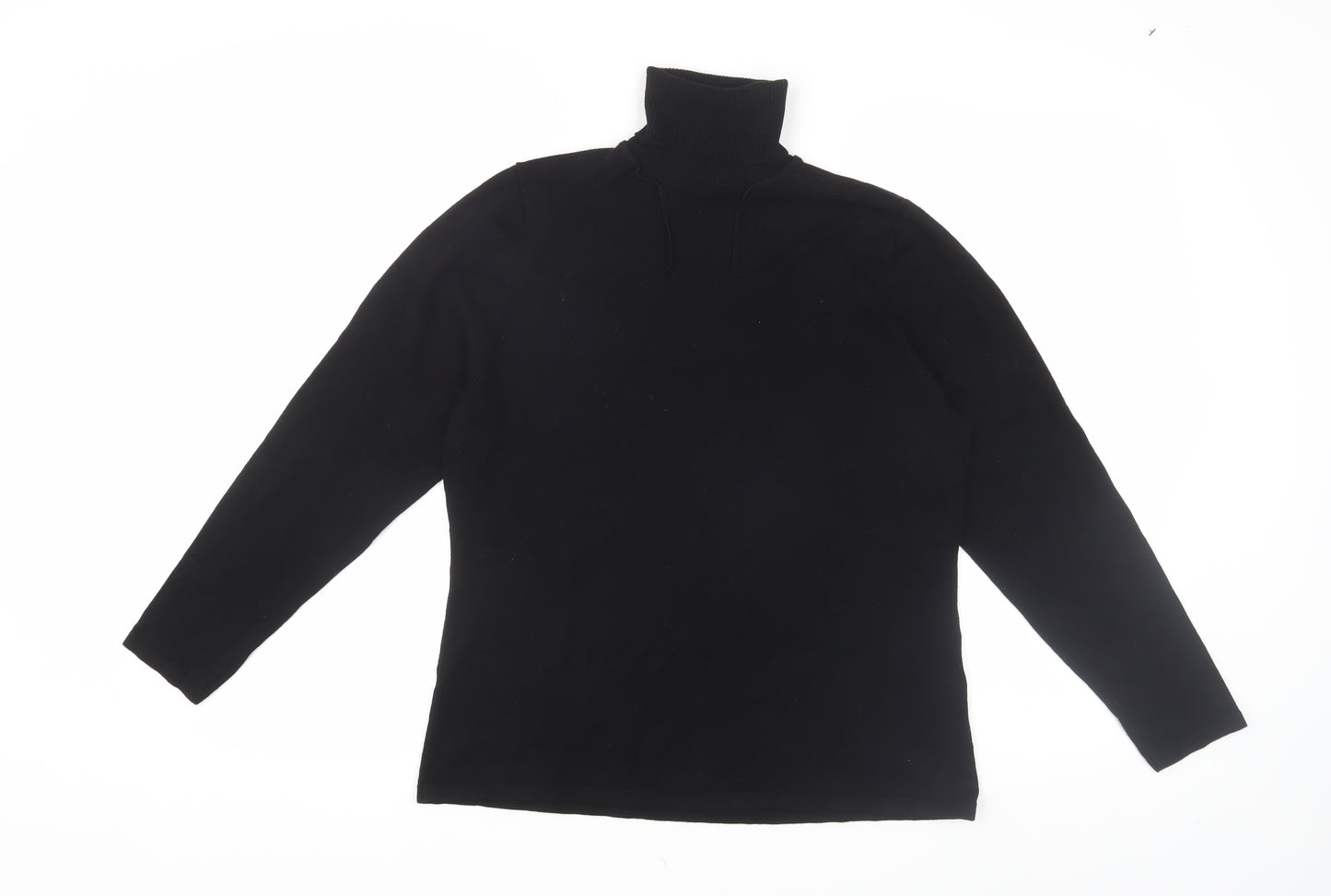 Windsmoor Women's Black High Neck Blouse, M