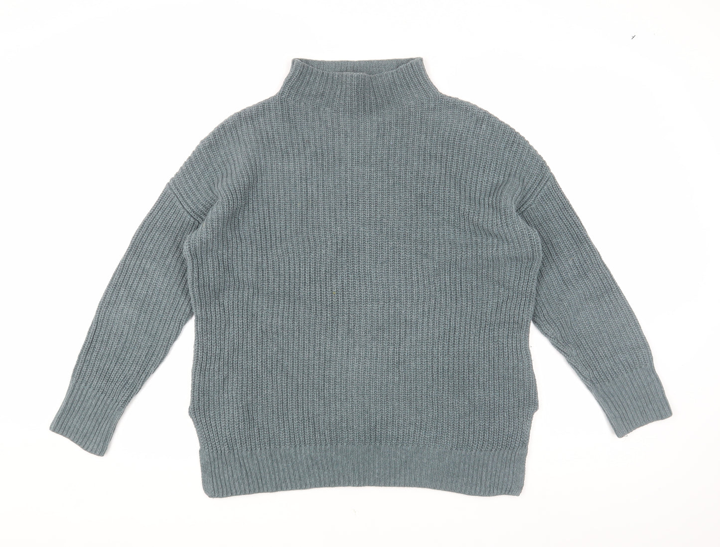Max Studio Women's Grey Jumper S Mock Neck