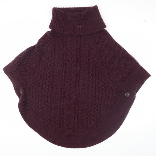 Joules Women's Purple Cape Roll Neck Knit S/M