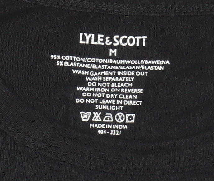 Lyle & Scott Men's Black Crew Neck T-Shirt M