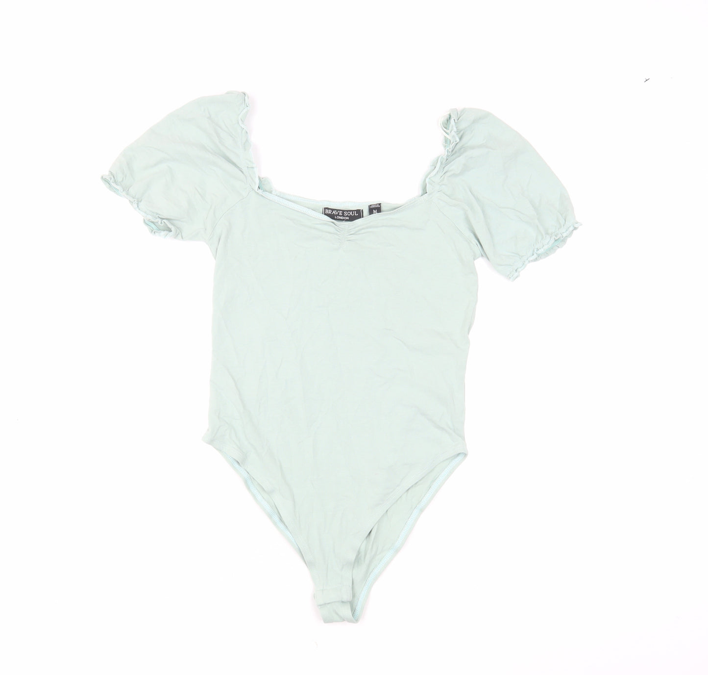 Brave Soul Women's Green Bodysuit, M, Casual Jersey