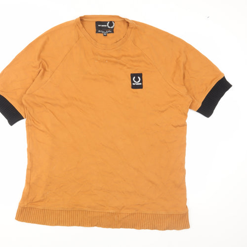 Raf Simons Men's Brown Crew Neck T-Shirt Size 14
