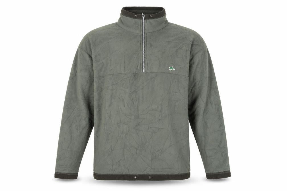 Le Shark Men's Green 1/4 Zip Fleece Sweatshirt M