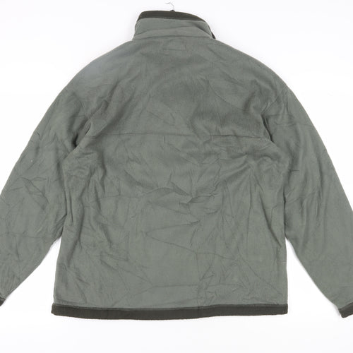 Le Shark Men's Green 1/4 Zip Fleece Sweatshirt M