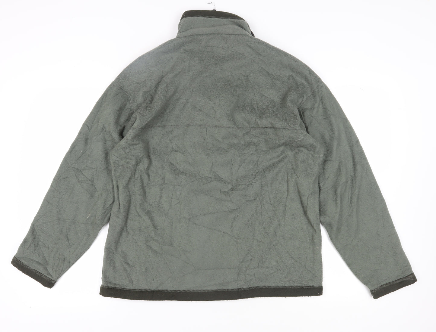 Le Shark Men's Green 1/4 Zip Fleece Sweatshirt M