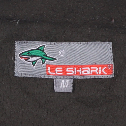 Le Shark Men's Green 1/4 Zip Fleece Sweatshirt M